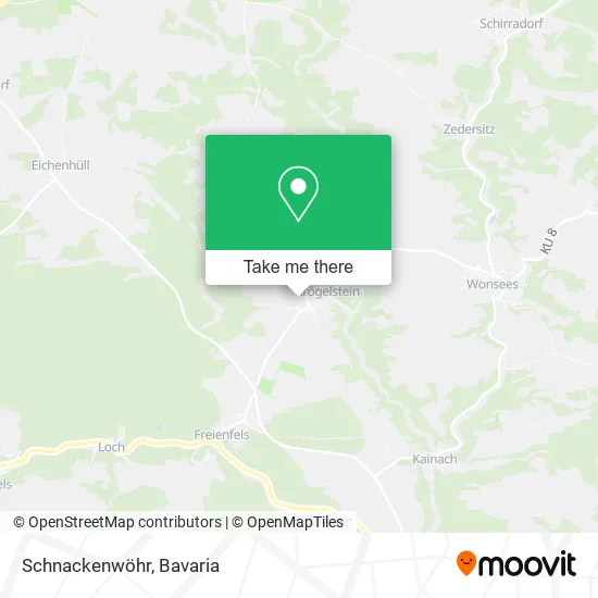 Карта Schnackenwöhr
