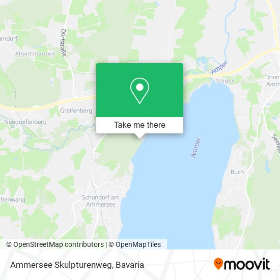 Ammersee Skulpturenweg map