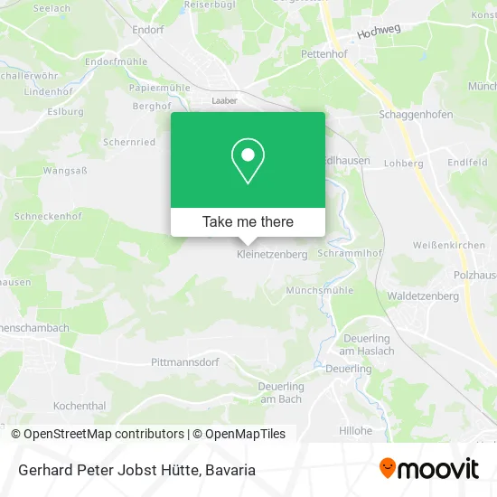 Карта Gerhard Peter Jobst Hütte
