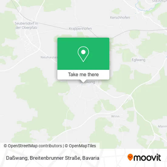 Карта Daßwang, Breitenbrunner Straße