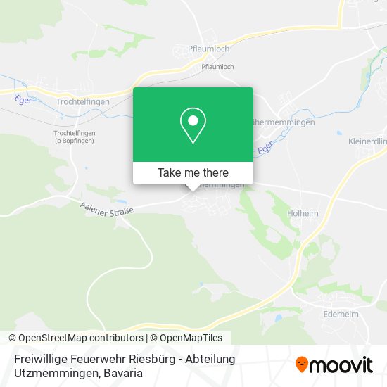Freiwillige Feuerwehr Riesbürg - Abteilung Utzmemmingen map