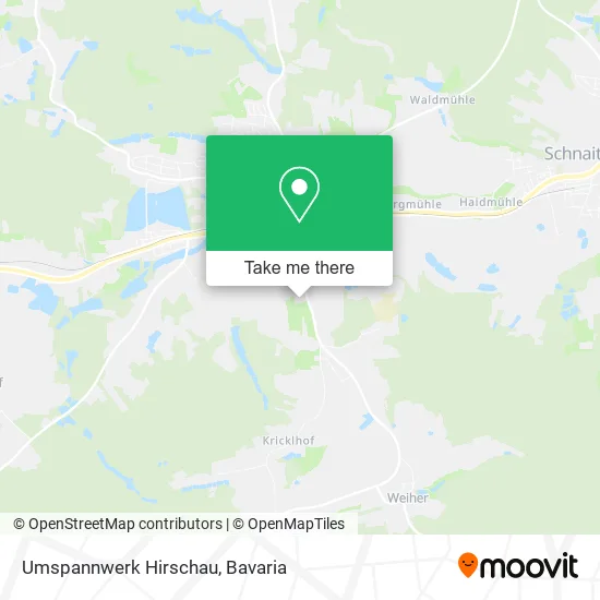 Карта Umspannwerk Hirschau