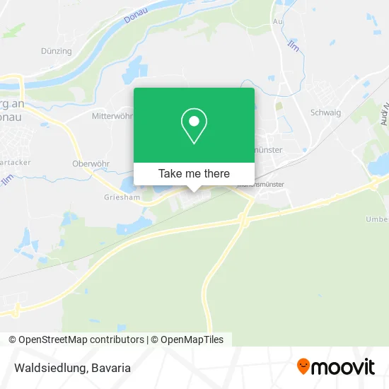 Карта Waldsiedlung