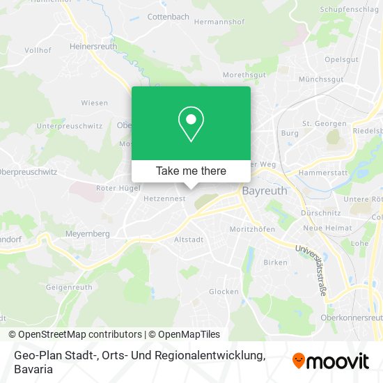 Geo-Plan Stadt-, Orts- Und Regionalentwicklung map