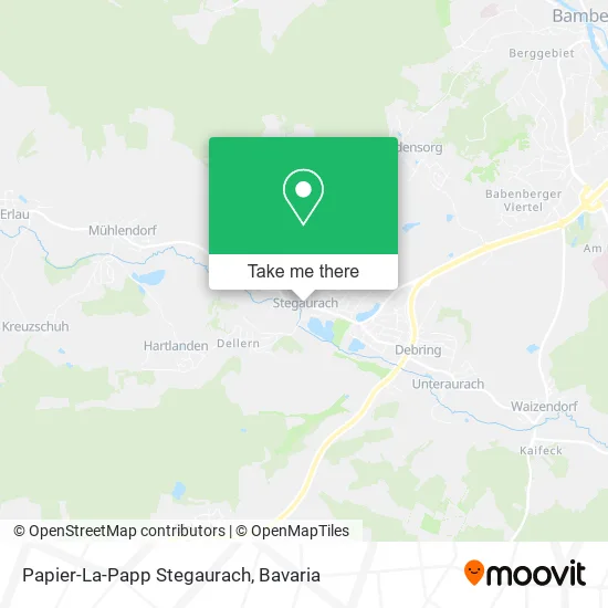 Карта Papier-La-Papp Stegaurach