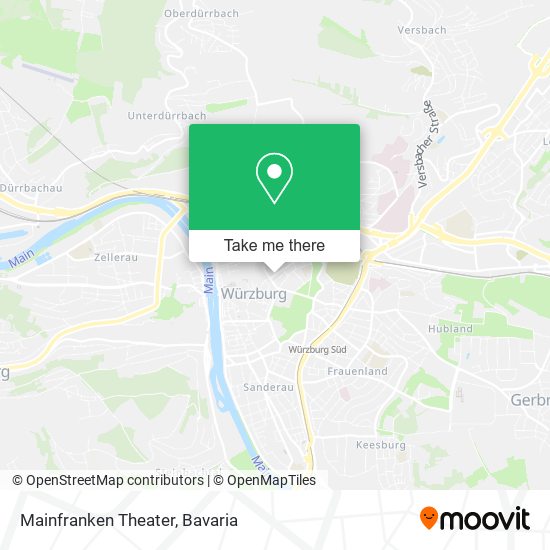 Mainfranken Theater map