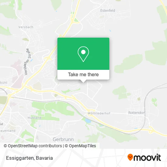 Essiggarten map