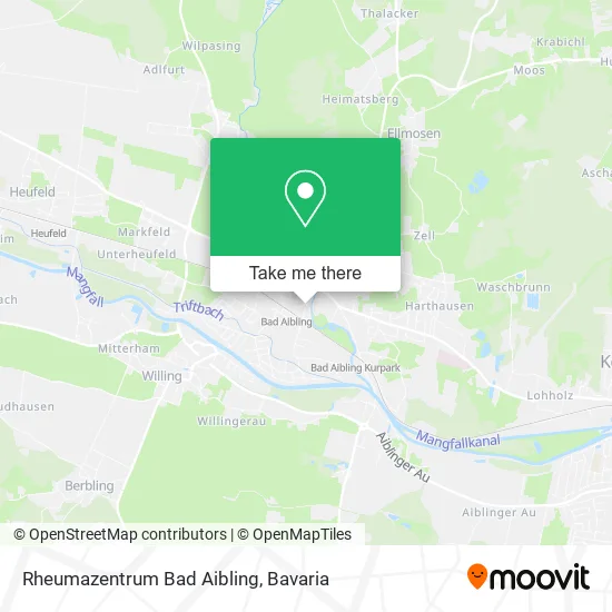 Карта Rheumazentrum Bad Aibling