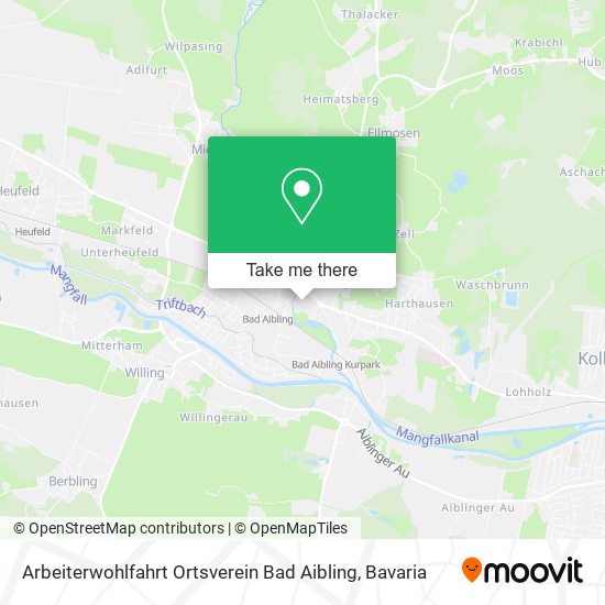 Arbeiterwohlfahrt Ortsverein Bad Aibling map