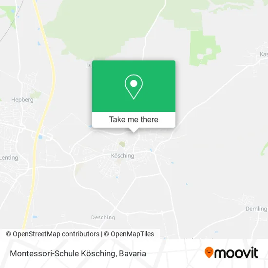 Montessori-Schule Kösching map