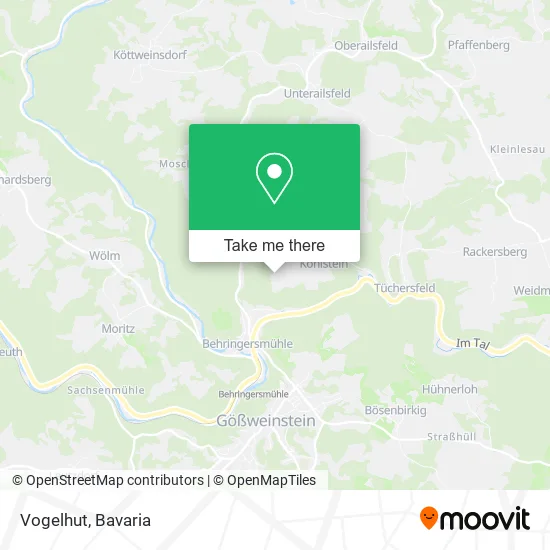 Карта Vogelhut