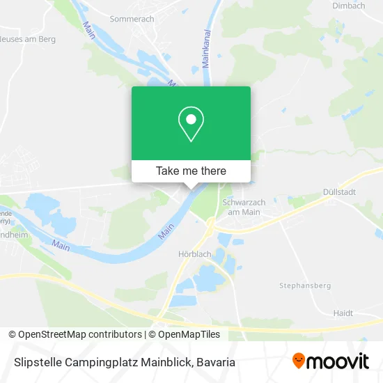 Карта Slipstelle Campingplatz Mainblick