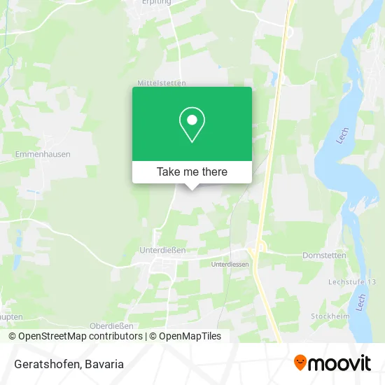 Карта Geratshofen