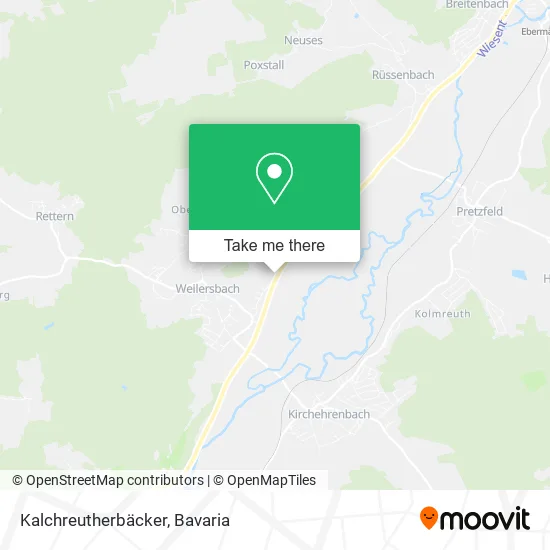 Карта Kalchreutherbäcker