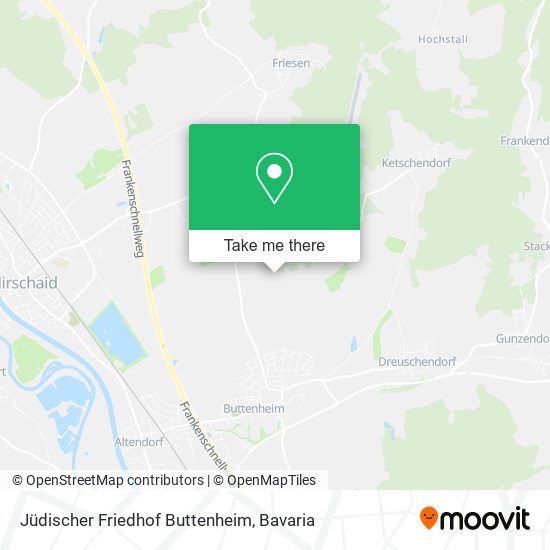 Jüdischer Friedhof Buttenheim map