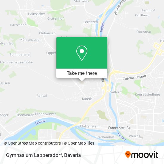 Карта Gymnasium Lappersdorf