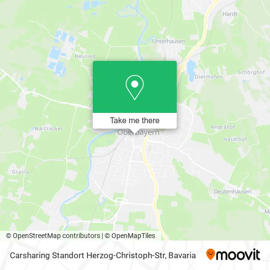 Карта Carsharing Standort Herzog-Christoph-Str