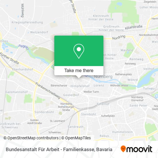 Bundesanstalt Für Arbeit - Familienkasse map