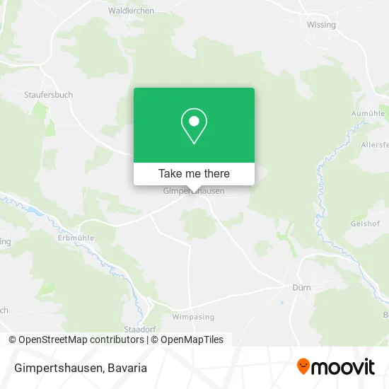 Карта Gimpertshausen