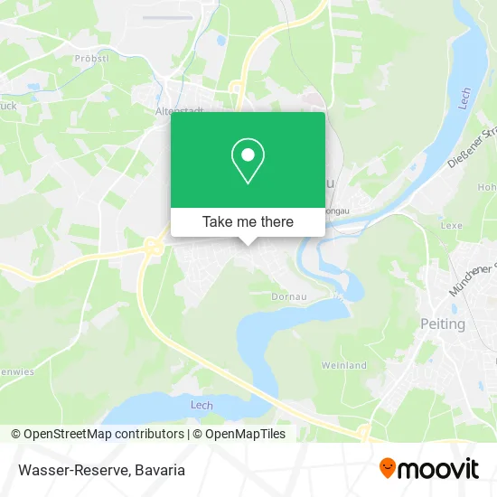 Карта Wasser-Reserve