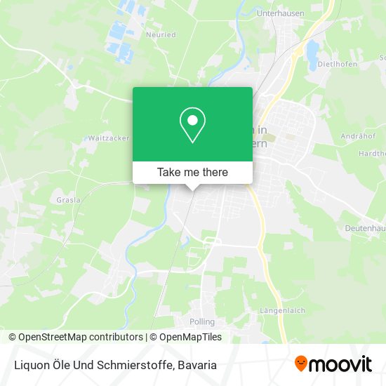 Liquon Öle Und Schmierstoffe map