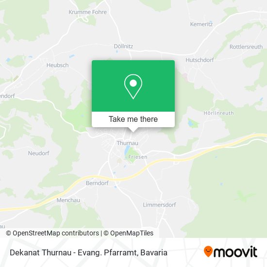 Dekanat Thurnau - Evang. Pfarramt map