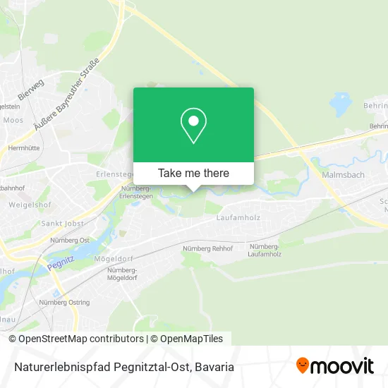Карта Naturerlebnispfad Pegnitztal-Ost