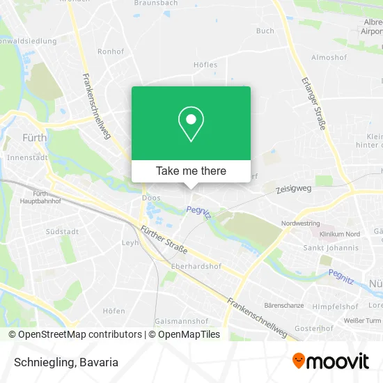 Карта Schniegling
