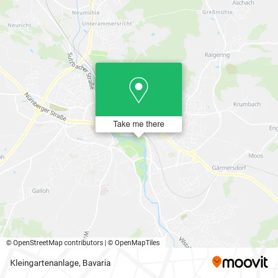 Карта Kleingartenanlage
