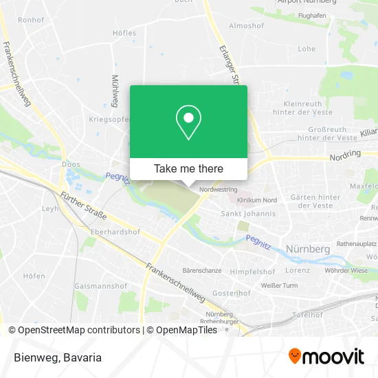 Карта Bienweg