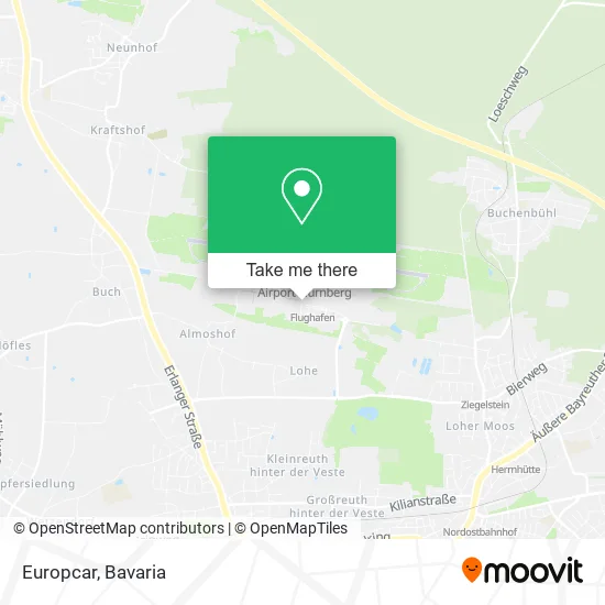 Карта Europcar