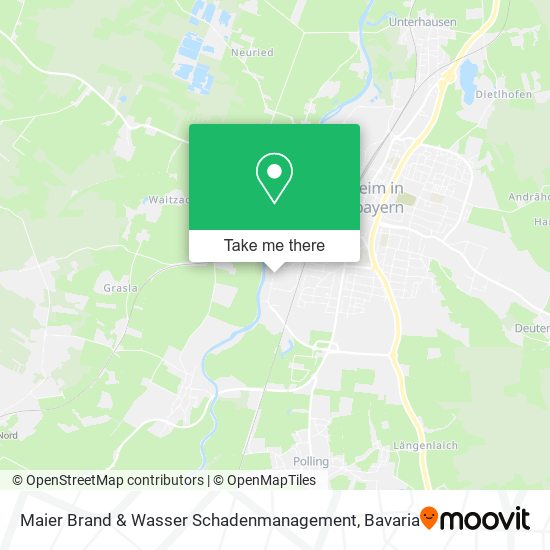 Maier Brand & Wasser Schadenmanagement map