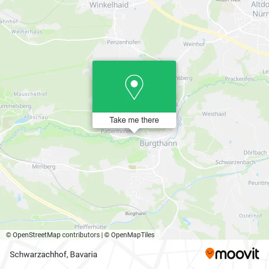 Карта Schwarzachhof