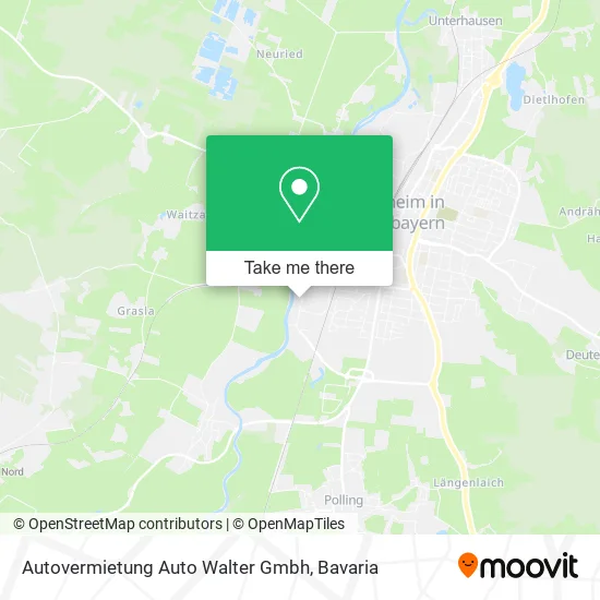 Карта Autovermietung Auto Walter Gmbh