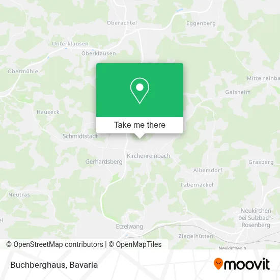 Buchberghaus map