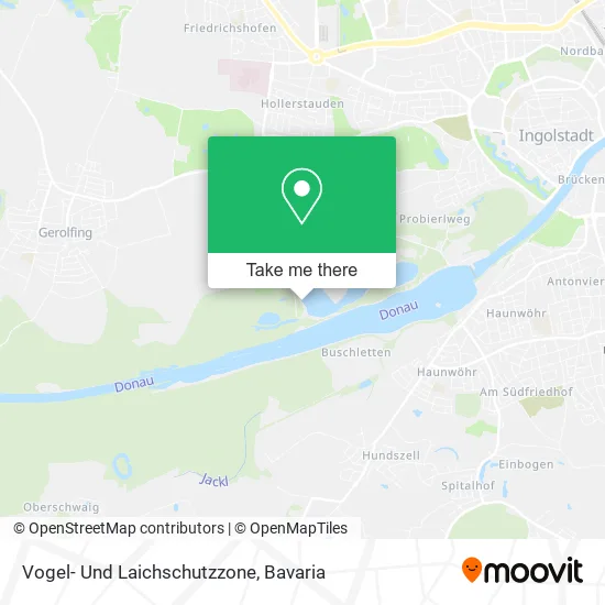 Карта Vogel- Und Laichschutzzone