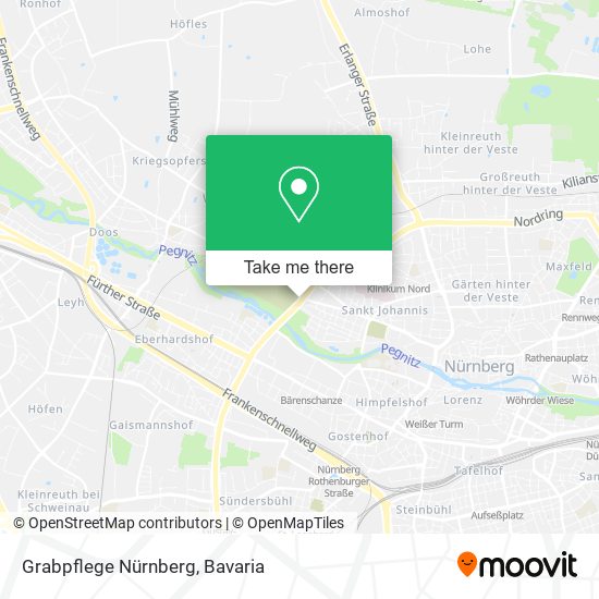 Grabpflege Nürnberg map