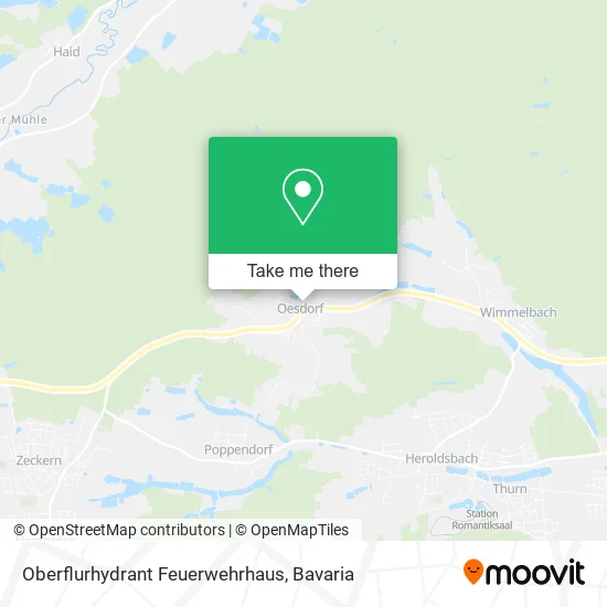 Oberflurhydrant Feuerwehrhaus map