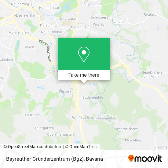 Карта Bayreuther Gründerzentrum (Bgz)