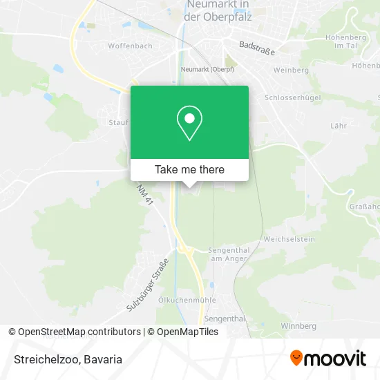 Карта Streichelzoo