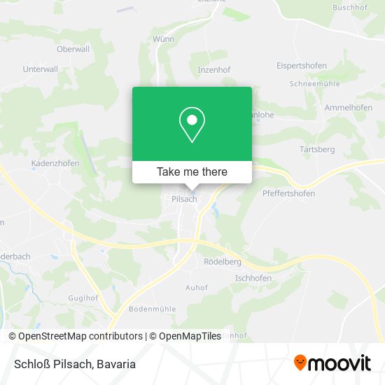 Schloß Pilsach map