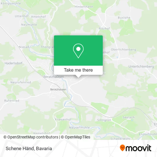 Карта Schene Händ