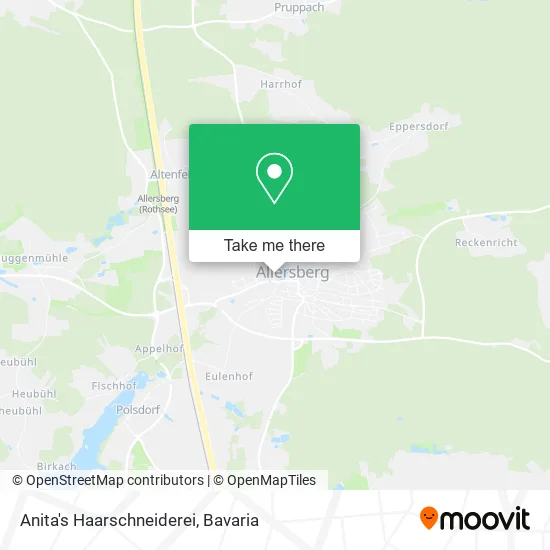 Карта Anita's Haarschneiderei