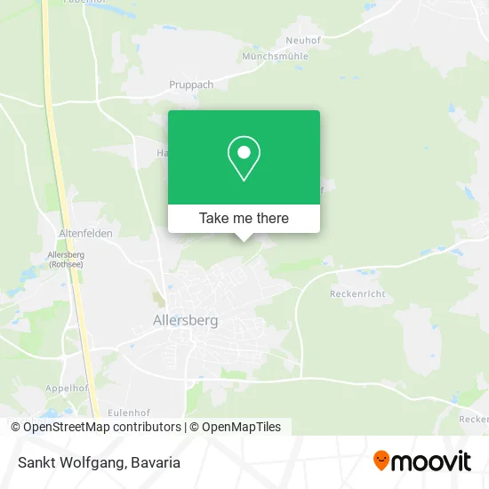 Карта Sankt Wolfgang