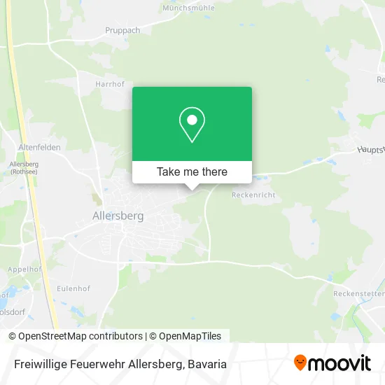 Карта Freiwillige Feuerwehr Allersberg