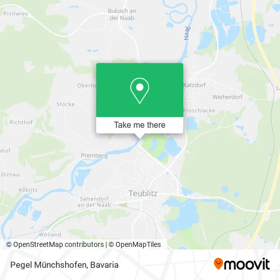 Карта Pegel Münchshofen