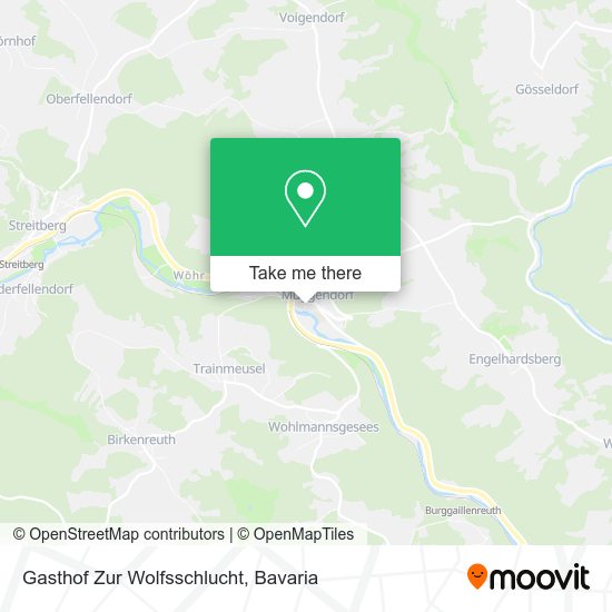Карта Gasthof Zur Wolfsschlucht
