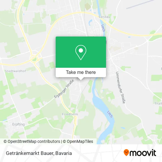 Карта Getränkemarkt Bauer