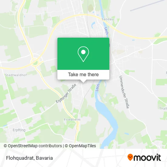 Карта Flohquadrat