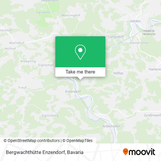 Bergwachthütte Enzendorf map